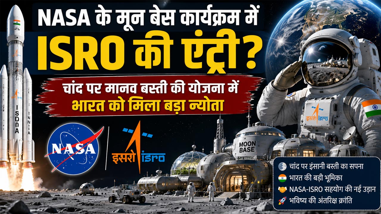 NASA Moon Base ISRO